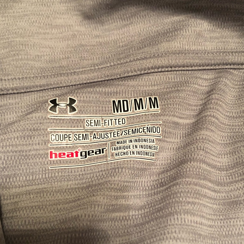 Under Armour women’s gray size medium 1/4 zip shirt. - Picture 6 of 6